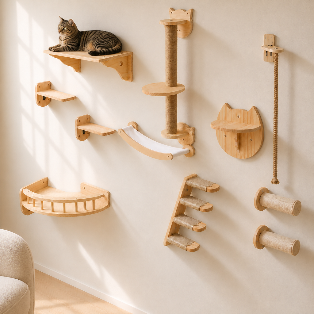 Kit Complet Chaltitude en situation avec un chat